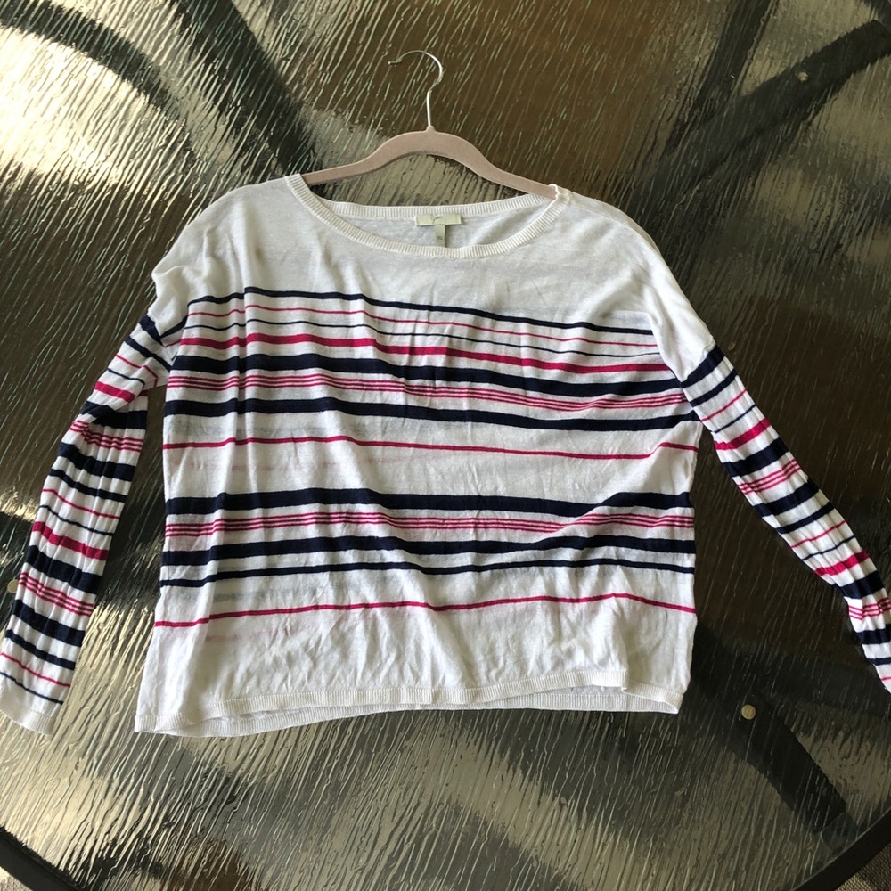 Joie | Striped Linen Summer Sweater